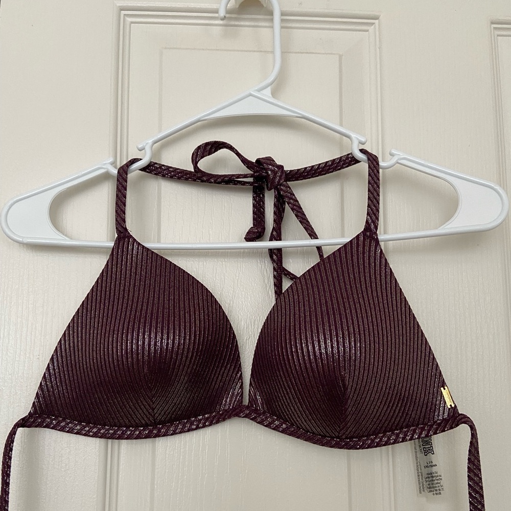 Victoria secret shimmer bikini top